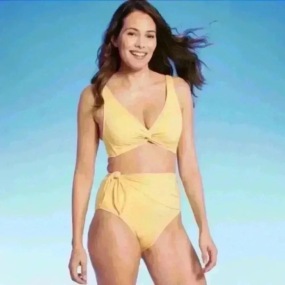 Kona Sol Yellow Bikini Set - Picture 11 of 11